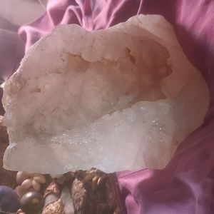 large piece or Pink Rose Citrine Moonstone